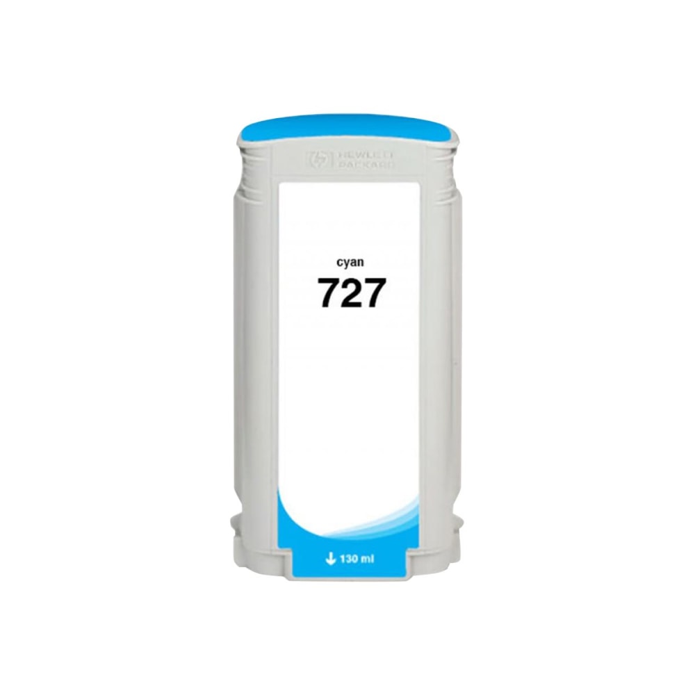 Clover Imaging Group Wide Format - 130 ml - cyan - compatible - ink cartridge non-OEM - for HP DesignJet T1500, T1530, T2500, T2530, T920, T930 MPN:WH727C