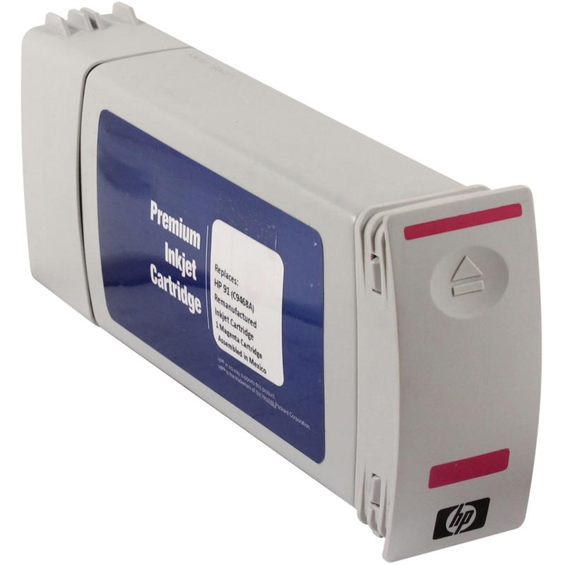 Clover Imaging Group Remanufactured Magenta High-Yield Ink Cartridge For HP 91, C9468A, WH91M MPN:WH91M