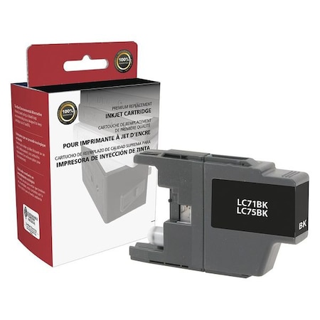 Ink Cartridge, Black, Remanufactured MPN:CIG-LC75B