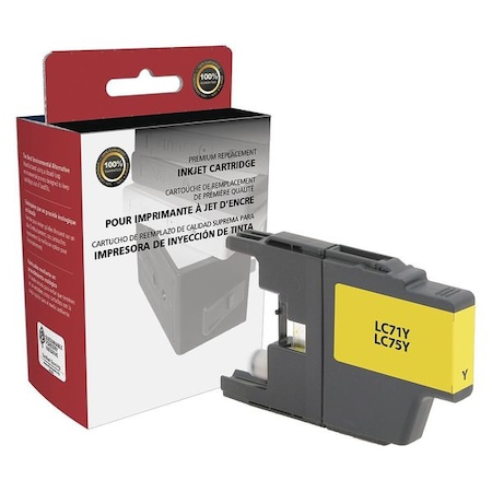 Ink Cartridge, Yellow, Remanufactured MPN:CIG-LC75Y