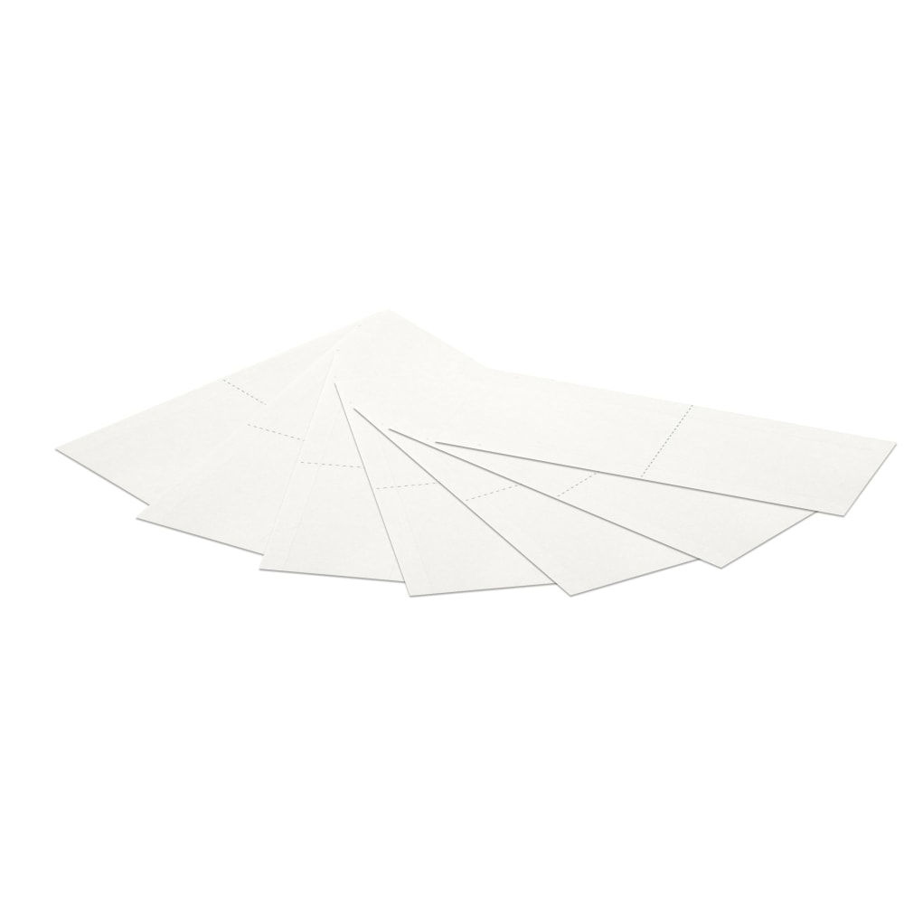 Clover Imaging Group FP Mailing Solutions Postage Meter Double Tape Labels, ECOPLABELHT, Rectangle, 6.6in x 4.1in, 2 Labels Per Sheet, Box Of 500 Sheets MPN:ECOPLABELHT