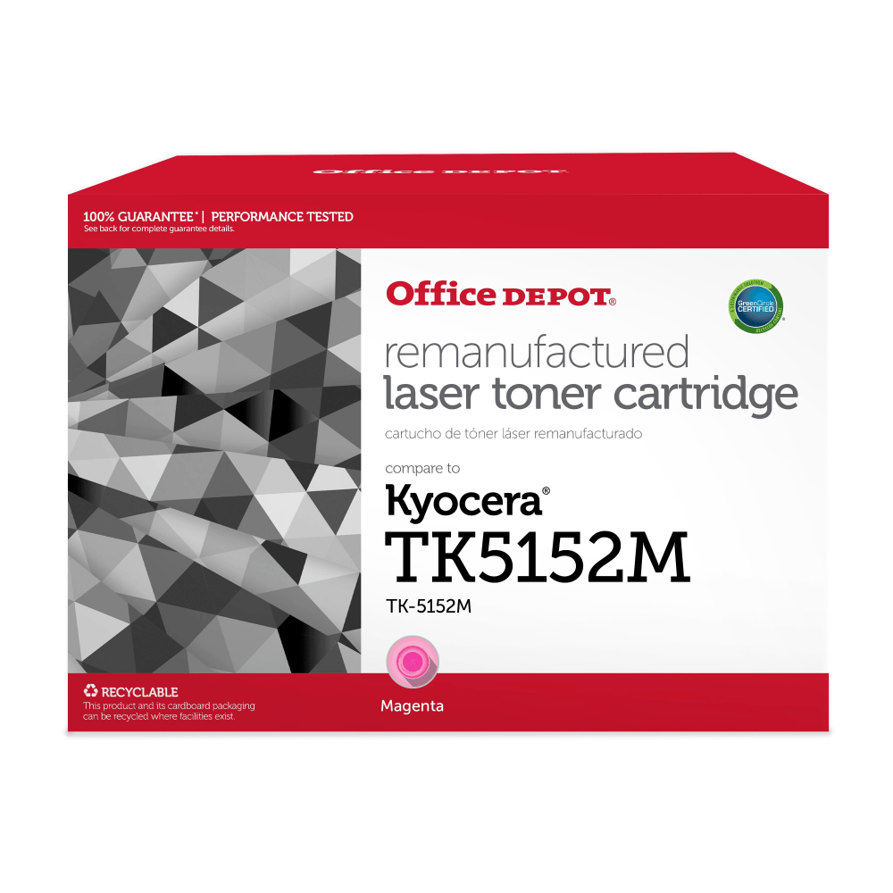 Office Depot ODTK5152M Magenta Toner Cartridge Replacement For Kyocera Mita TK5152 MPN:201028