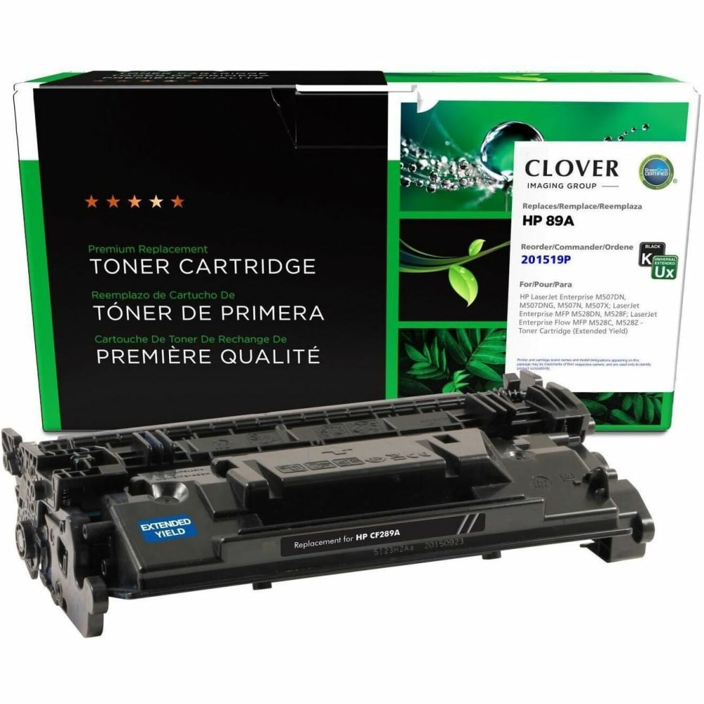 Office Depot Brand 201519P Remanufactured Black Extended Yield Toner Cartridge Replacement for HP 89A MPN:201519P