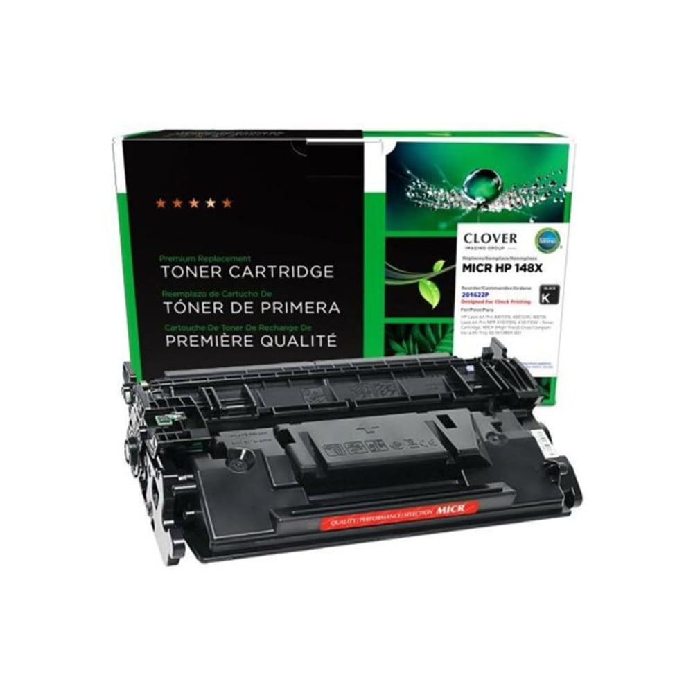 Office Depot Brand 201622P Remanufactured Black High Yield MICR Toner Cartridge Replacement for HP 148X MPN:201622P