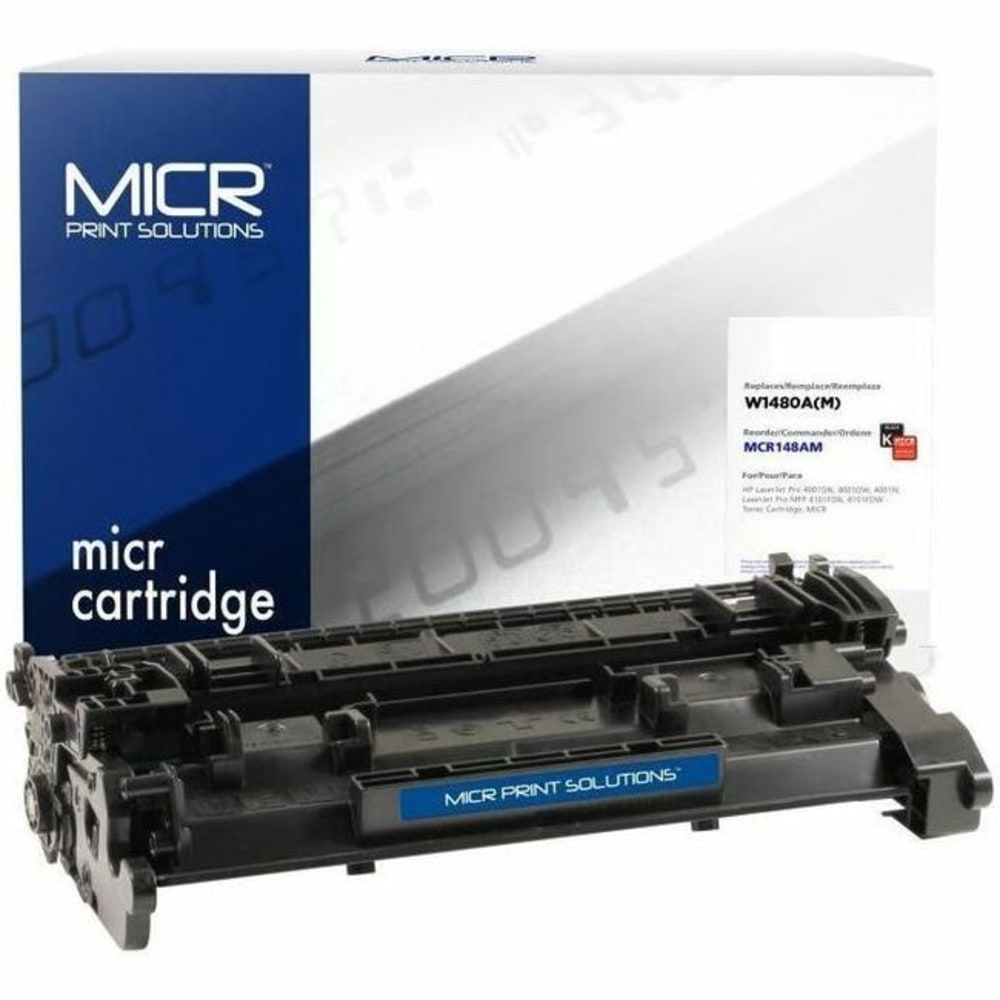 MICR Print Solutions New Replacement MICR Toner Cartridge for HP W1480A - MICR Toner Cartridge for the HP LaserJet Pro - MCR148AM MPN:MCR148AM