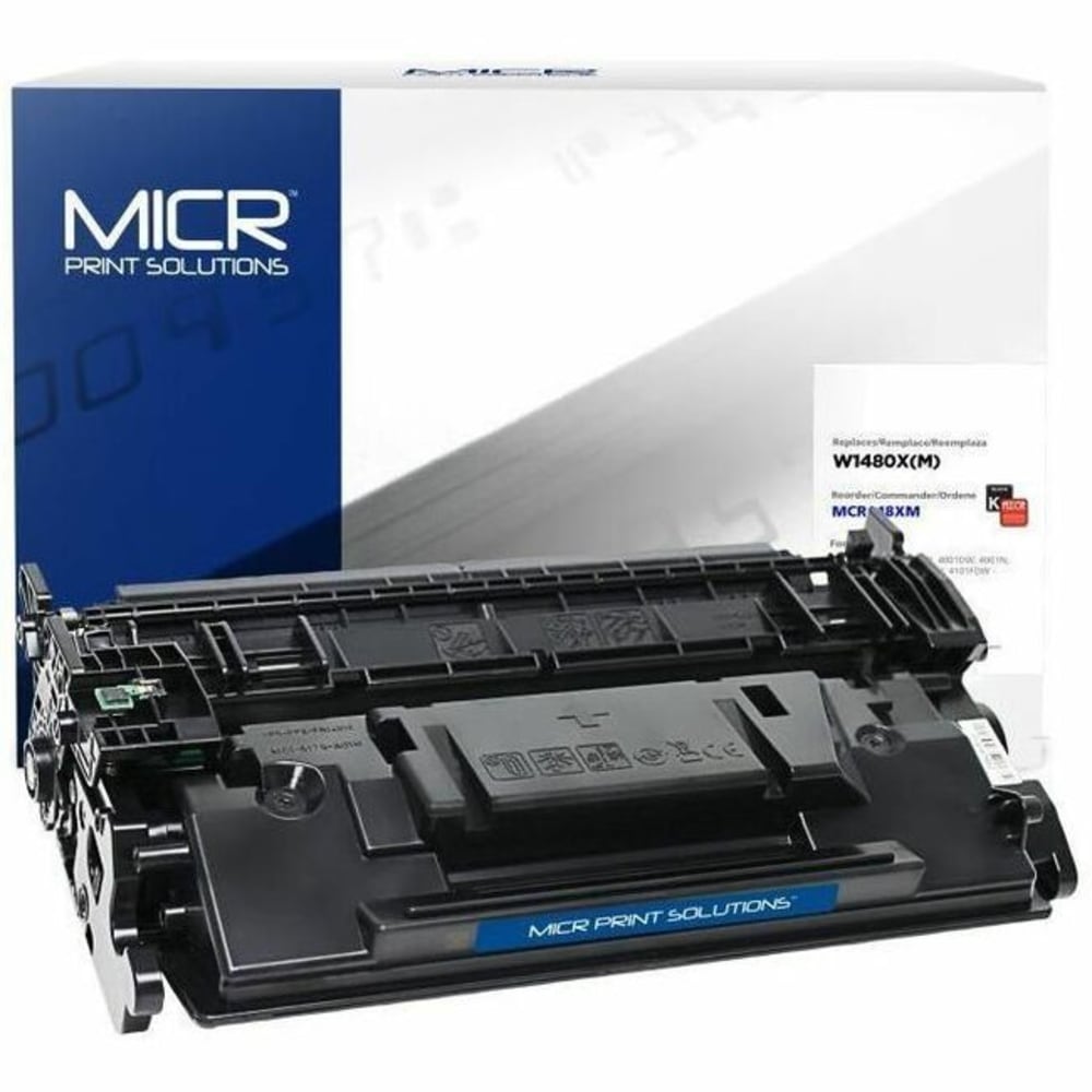MICR Print Solutions New Replacement High Yield MICR Toner Cartridge for HP W1480X - MCR148XM MPN:MCR148XM