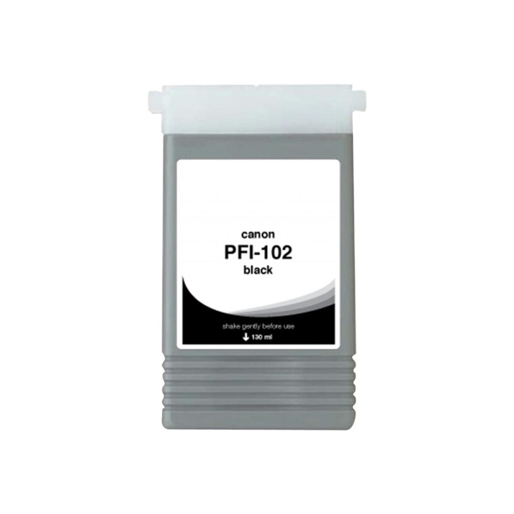 Clover Imaging Group Wide Format - 130 ml - photo black - compatible - box - remanufactured - ink cartridge (alternative for: Canon PFI-102BK) - MPN:WCPFI102PB