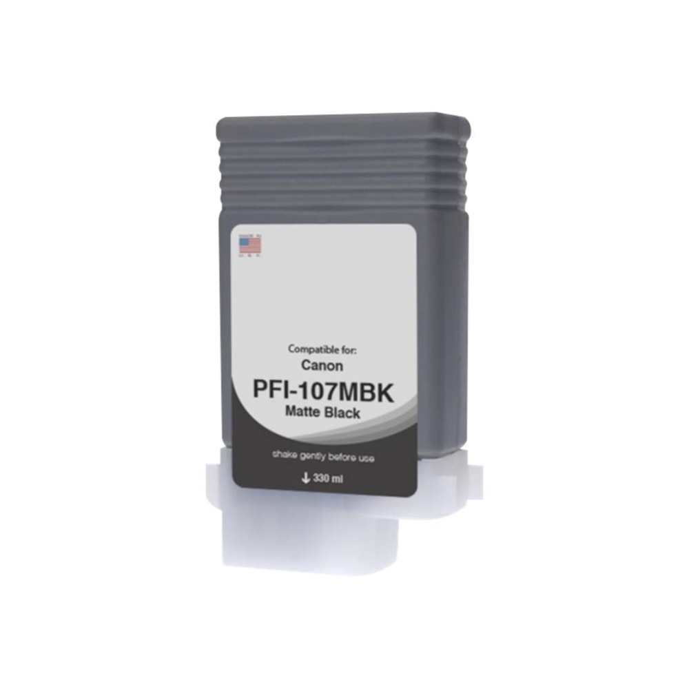 Clover Imaging Group Wide Format - 130 ml - matte black - compatible - box - ink tank (alternative for: Canon 6704B001AA, Canon PF - WCPFI107MB MPN:WCPFI107MB