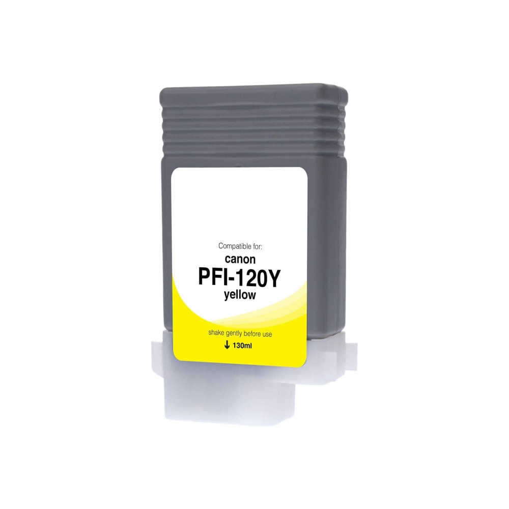 Clover Imaging Group Wide Format - 130 ml - yellow - compatible - ink cartridge (alternative for: Canon 2888C001) - - WCPFI120Y MPN:WCPFI120Y