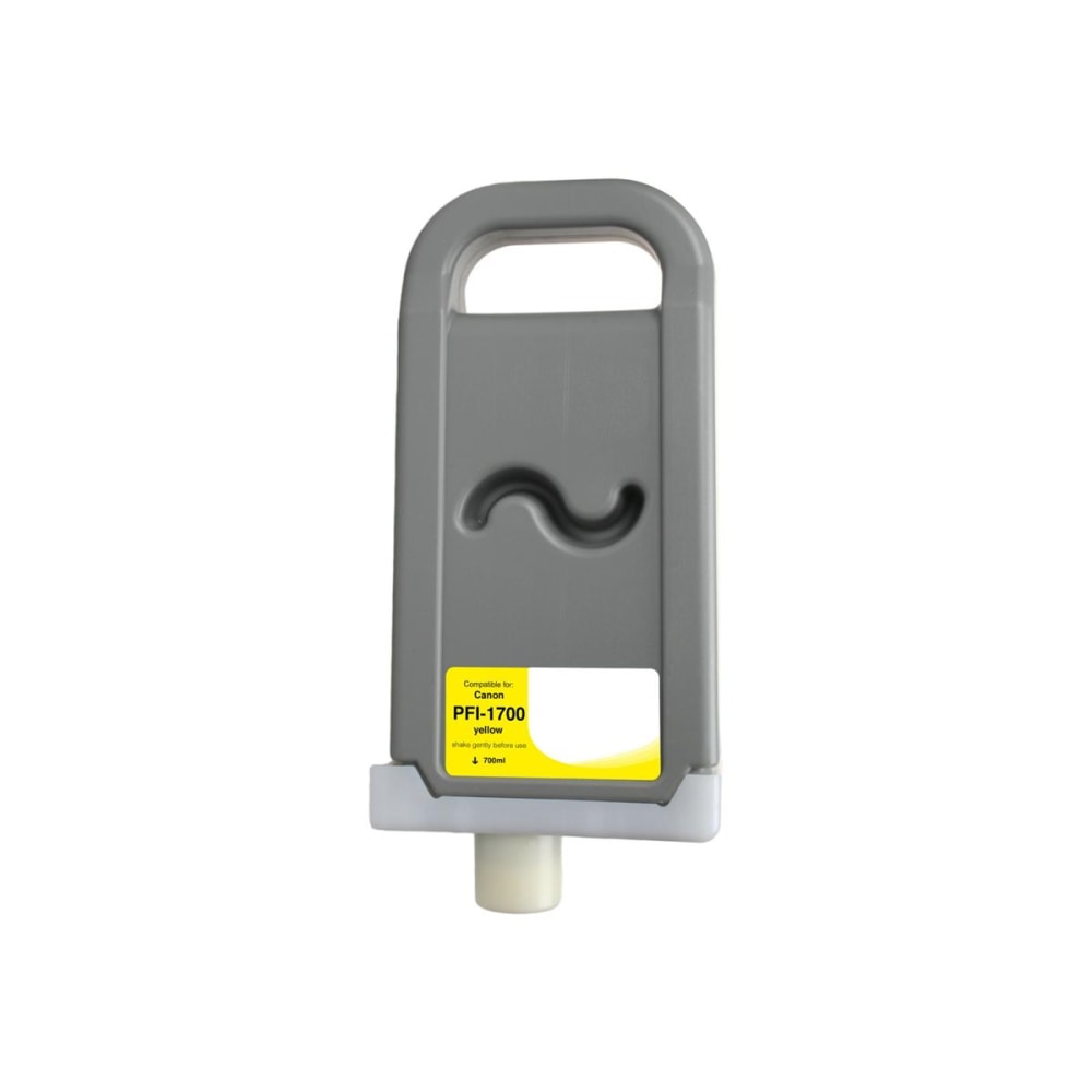 Clover Imaging Group Wide Format - 700 ml - yellow - compatible - box - ink cartridge (alternative for: Canon PFI-1700Y) - - WCPFI1700Y MPN:WCPFI1700Y