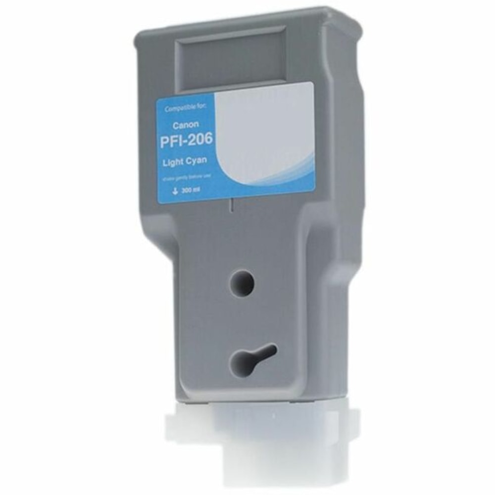 Clover Imaging Group Wide Format - 300 ml - photo cyan - compatible - ink cartridge (alternative for: Canon 5307B001AA) - - WCPFI206PC MPN:WCPFI206PC