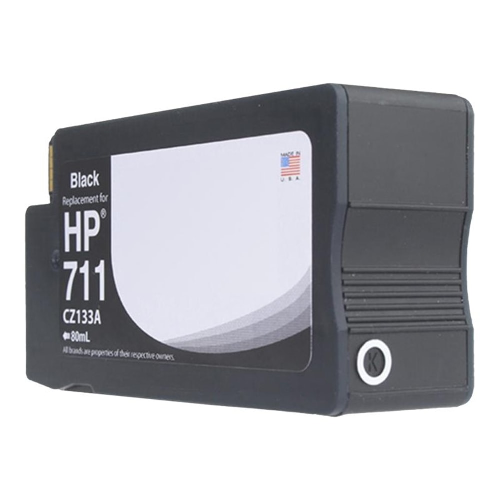Clover Imaging Group Wide Format - 80 ml - black - compatible - remanufactured - ink cartridge (alternative for: HP 711, HP CZ133A) - - WH711B MPN:WH711B