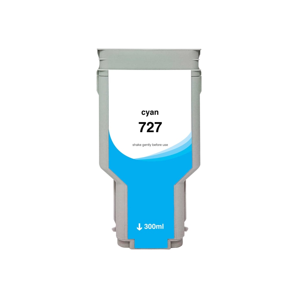 Clover Imaging Group - 300 ml - High Yield - cyan - compatible - ink cartridge (alternative for: HP 727) - - WH727XLC MPN:WH727XLC