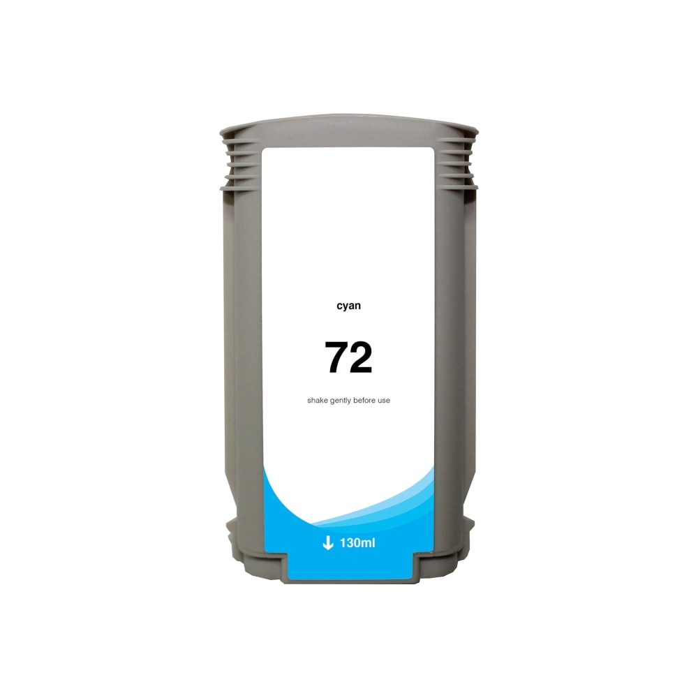Clover Imaging Group Wide Format - 130 ml - High Yield - cyan - compatible - ink cartridge (alternative for: HP 72) - - WH72C MPN:WH72C