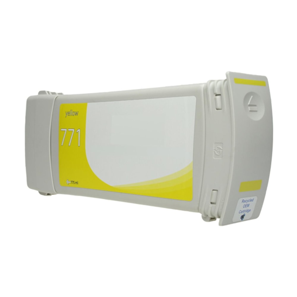 Clover Imaging Group Wide Format - 775 ml - yellow - compatible - remanufactured - ink cartridge (alternative for: HP CE040A, HP B6Y18A) - - WH771Y MPN:WH771Y