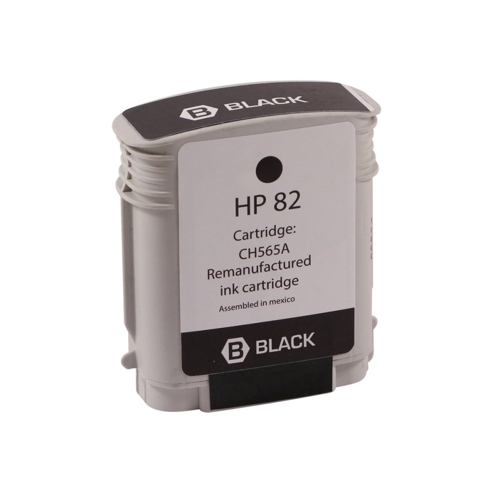 Clover Imaging Group Remanufactured Black High-Yield Ink Cartridge Replacement For HP 82, CH565A MPN:WH82B