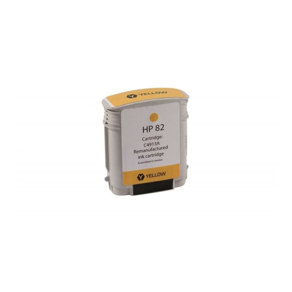 Clover Imaging Group Wide Format - 69 ml - High Yield - yellow - compatible - box - remanufactured - ink cartridge (alternative for: HP 82) - MPN:WH82Y