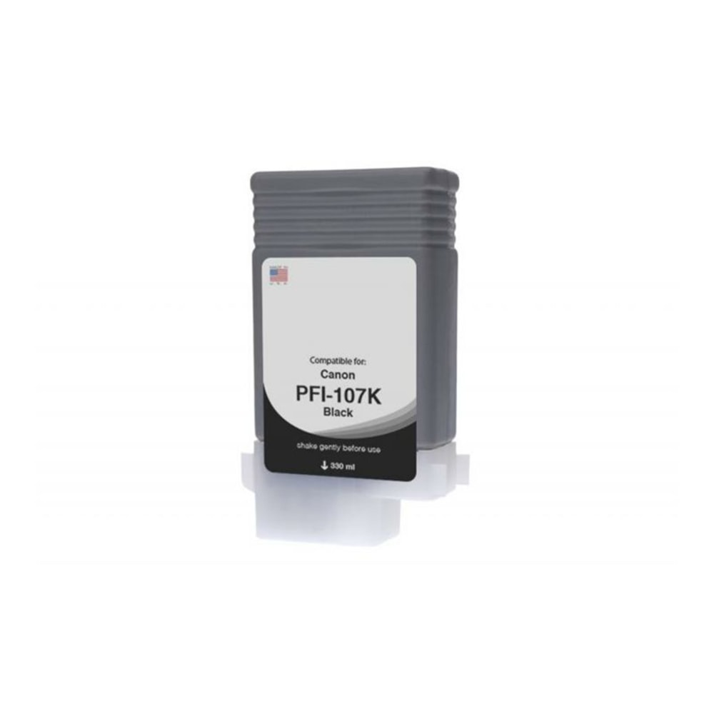 Clover Imaging Group Wide Format - 130 ml - black - compatible - box - ink cartridge (alternative for: Canon PFI-107BK) - - WCPFI107B MPN:WCPFI107B
