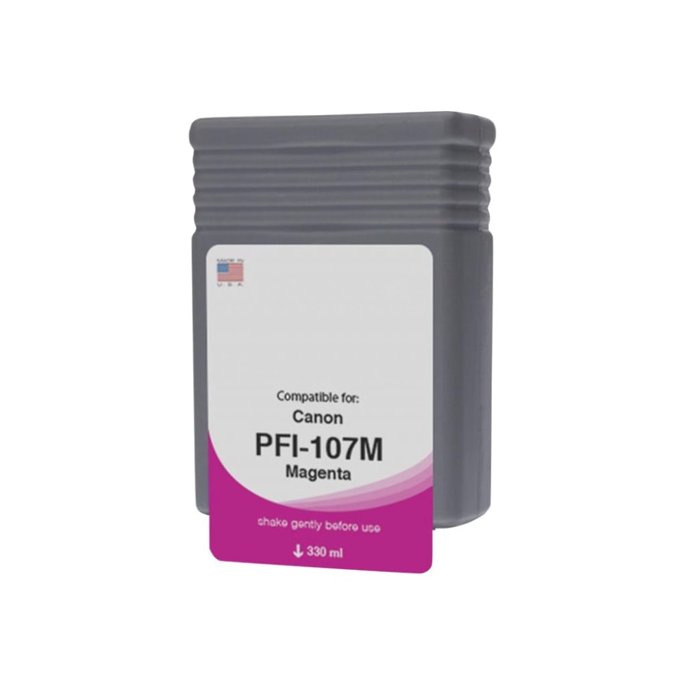 Clover Imaging Group Wide Format - 130 ml - magenta - compatible - ink tank (alternative for: Canon PFI-107M) - - WCPFI107M MPN:WCPFI107M