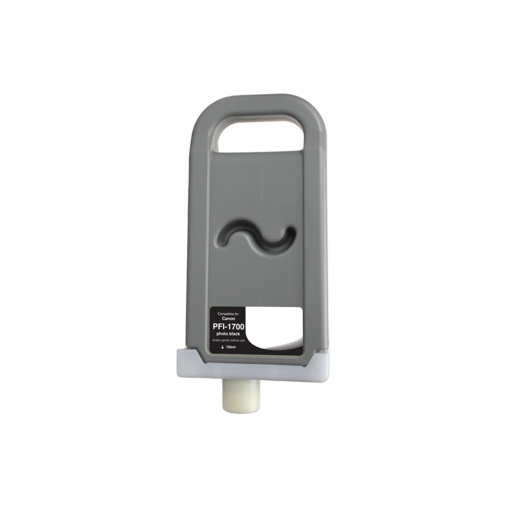 Clover Imaging Group Wide Format - 700 ml - photo black - compatible - ink cartridge (photo) (alternative for: Canon 0775C001AA, Canon PFI-1700PBK) - MPN:WCPFI1700PB