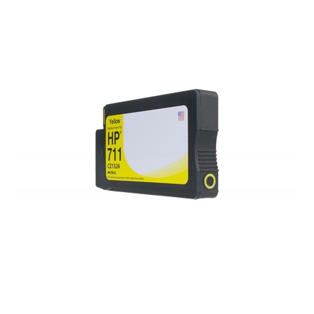 Clover Imaging Group Wide Format - 25 ml - yellow - compatible - remanufactured - ink cartridge (alternative for: HP 711, HP CZ132A) - - WH711Y MPN:WH711Y