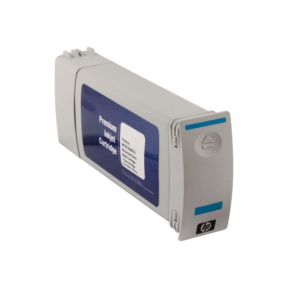 Clover Imaging Group Wide Format - 775 ml - High Yield - cyan - compatible - remanufactured - ink cartridge (alternative for: HP C9467A) - - WH91C MPN:WH91C