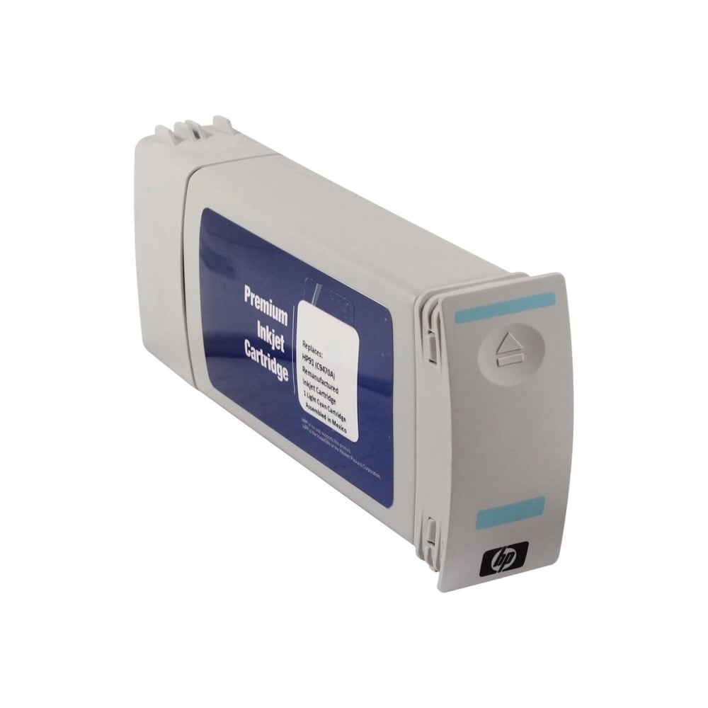 Clover Imaging Group Wide Format - 775 ml - High Yield - light cyan - compatible - remanufactured - ink cartridge (alternative for: HP C9470A) - MPN:WH91LC