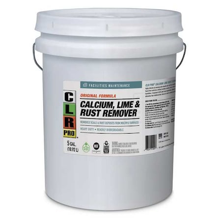 Calcium, Lime/Rust Remover, 5 gal, Bucket MPN:G-FM-CLR-5PRO