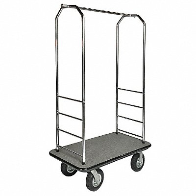 Bellman Cart Chrome Gray Carpet MPN:2000GY-050-GRY