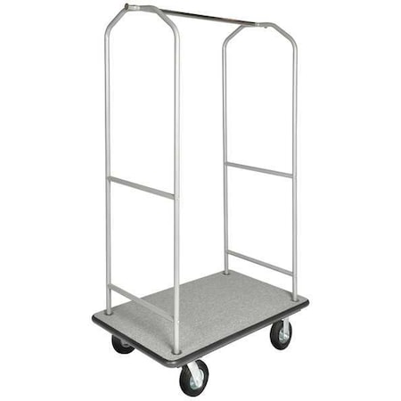Bellmans Cart, Powder Finish, Gray Carpet MPN:2005BK-060-GRY