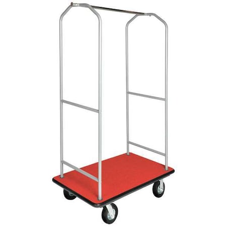 Bellmans Cart, Powder Finish, Red Carpet MPN:2005BK-60-RED