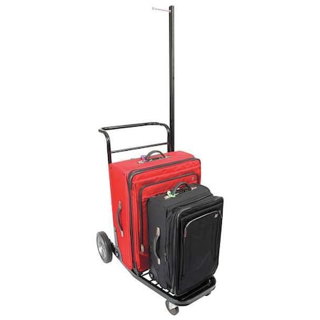 Bellman Cart, Metal, Tubular Frame, Black MPN:8300-LAB