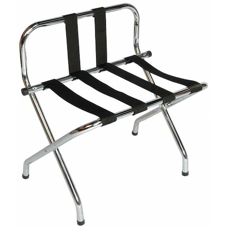 Luggage Rack, 26 1/2 H x 16 D In., PK6 MPN:1055B-C-BL