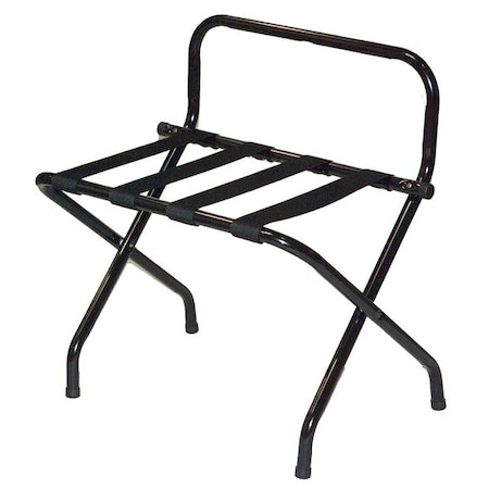 High Back Luggage Rack, Black MPN:1055BL-BL-1