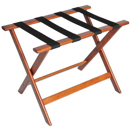 Folding Luggage Rack, 26 in W, Hardwood MPN:177CM