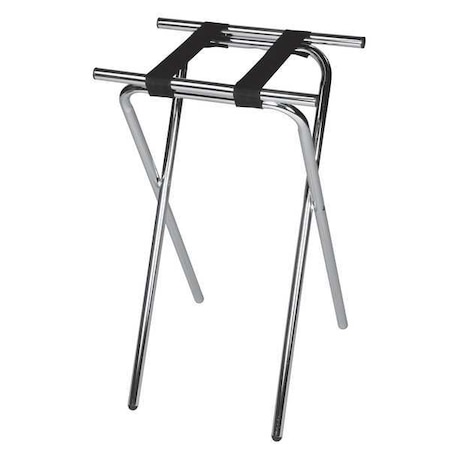 Deluxe Steel Tray Stand, Chrome MPN:1053C-1