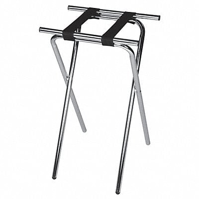 Tall Steel Tray Stand Chrome MPN:1036-1