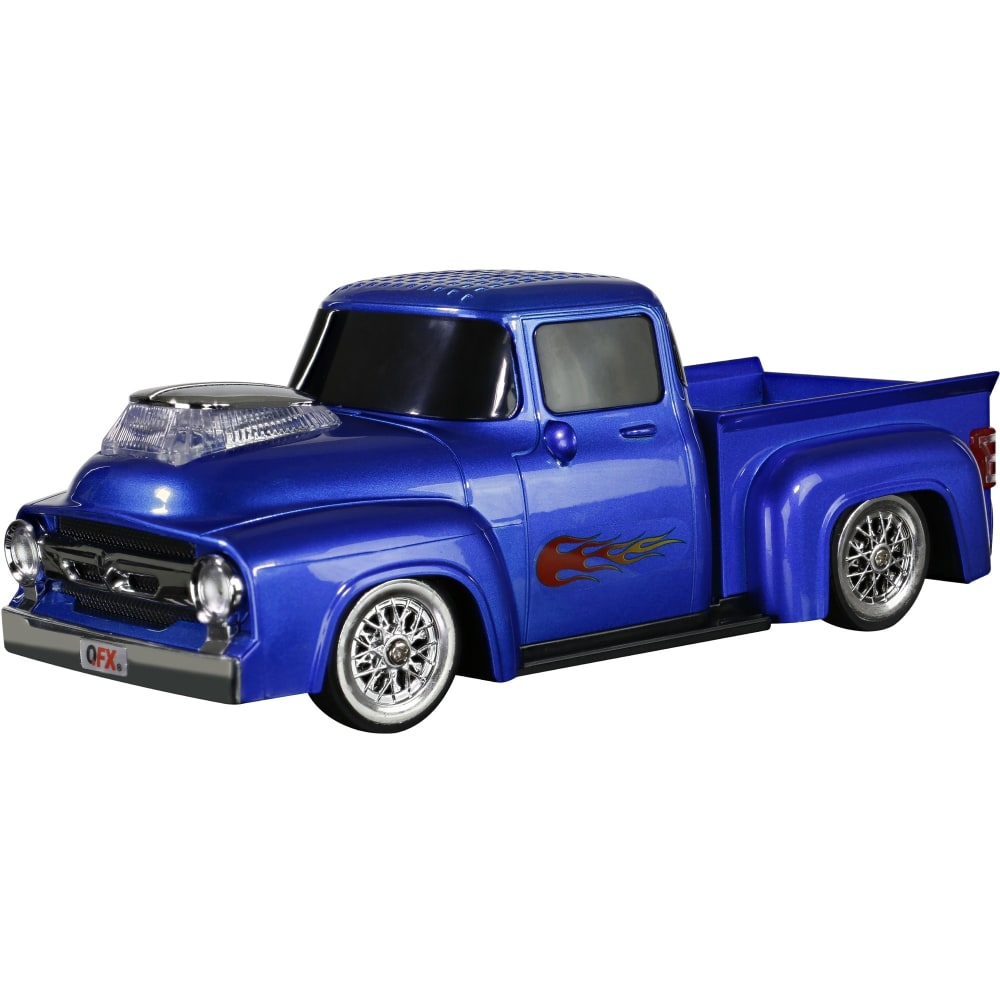 QFX BT-1956 Portable Bluetooth Speaker System - Blue - Battery Rechargeable - USB MPN:BT-1956BLU
