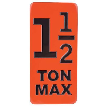 Capacity Inlay, 1 1/2 Ton MPN:40908