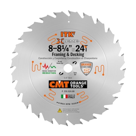 ITK Frame/Deck Saw Blade, 8-1/4