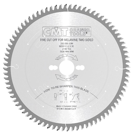 Industrial Fine Cut Off Blade, 220mm dia MPN:283.064.09M