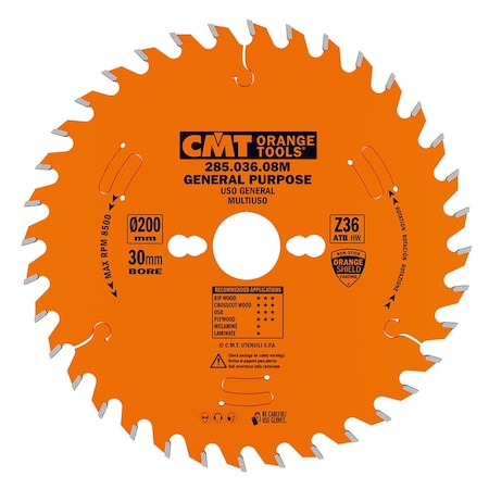 General Purpose Saw Blade, 8-1/4