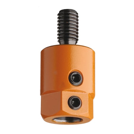 Adaptor, Left, M8, 10mm Bore, 19.5mm dia. MPN:301.000.02