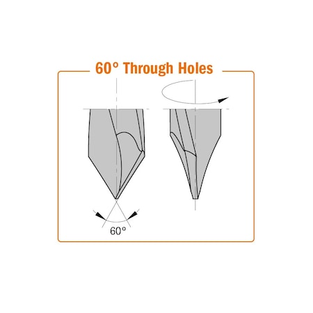 Dwl Drill For Thrgh Hole, 12mm dia., Left MPN:314.120.12