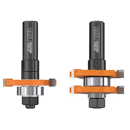 Router Bit Set, Steel, 2 Pcs. MPN:800.626.11