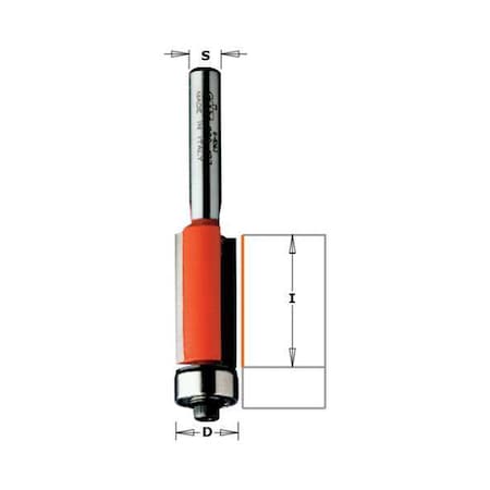 Flush Trim Profile Router Bit, 1/4