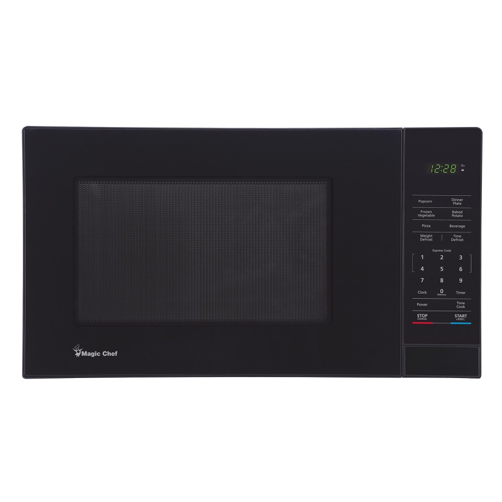 Magic Chef MC110MB 1.1 Cu. Ft. 1, 000W Digital Touch Countertop Microwave, Black MPN:MC110MB