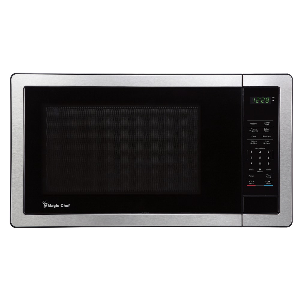 Magic Chef 1, 000W Digital Touch Countertop Microwave, 1.1 Cu. Ft., Silver MPN:MC110MST
