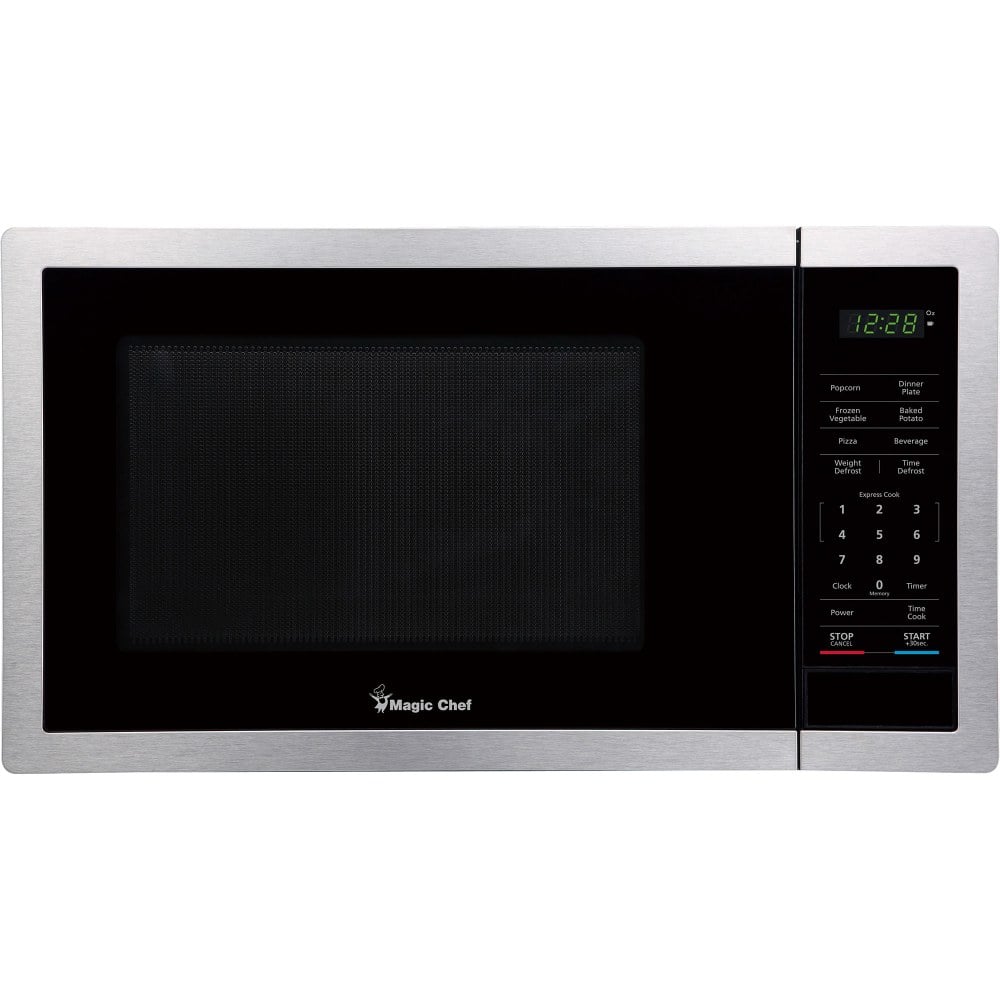 Magic Chef 900-Watt Digital-Touch Countertop Microwave, 0.9 Cu. Ft., Silver MPN:MC99MST