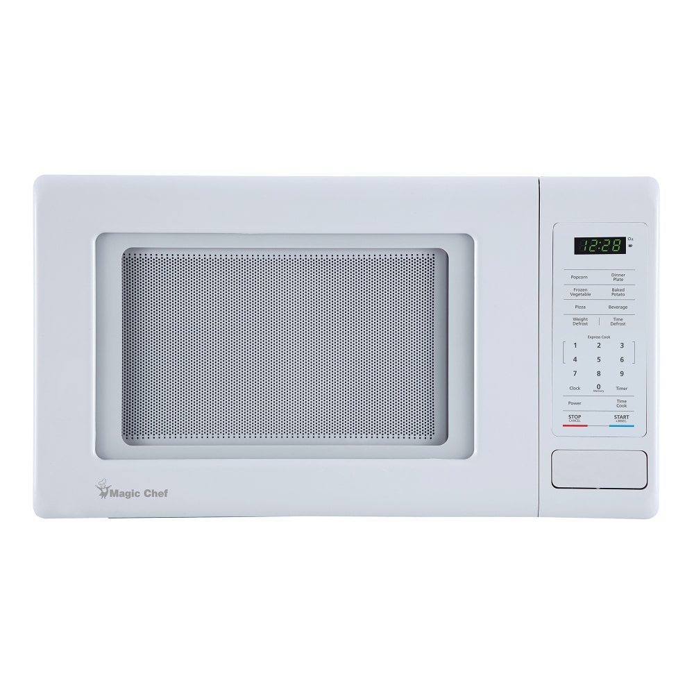 Magic Chef 900-Watt Digital-Touch Countertop Microwave, 0.9 Cu. Ft., White MPN:MC99MW